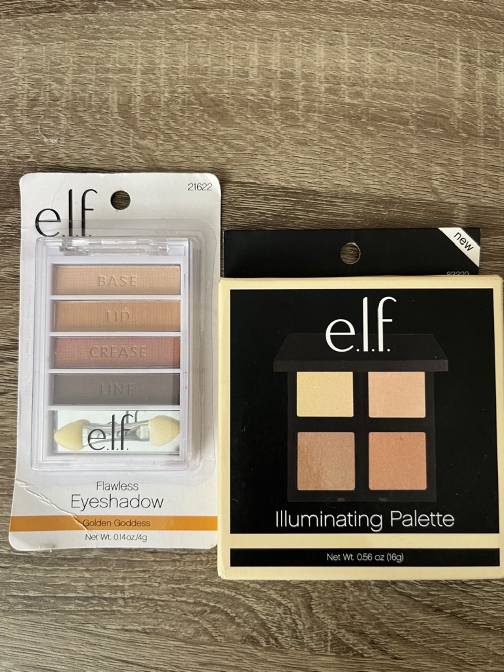 E.l.F. Neutral Eyeshadow & Illuminating Palette - Warm Golden Tones - Unopened